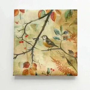 Whimsical Micro fiber fabric mugrug / coaster